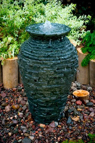 Photo of Aquascape Stacked Slate Urn Fountain Kits