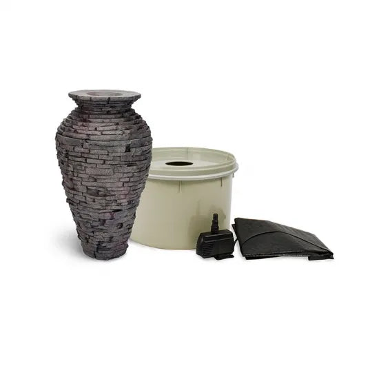 Photo of Aquascape Stacked Slate Urn Fountain Kits