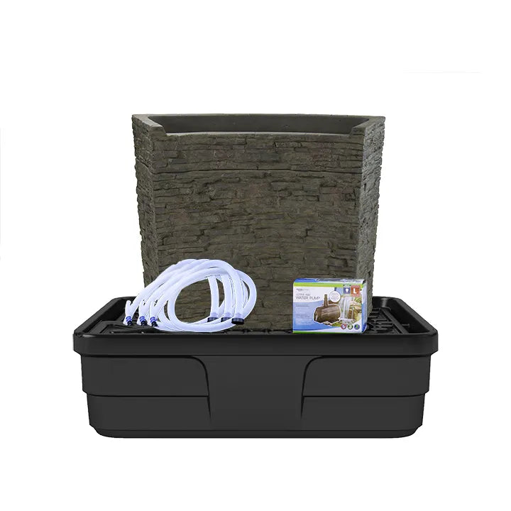 Photo of Aquascape Stacked Slate Wall Fountain Kit