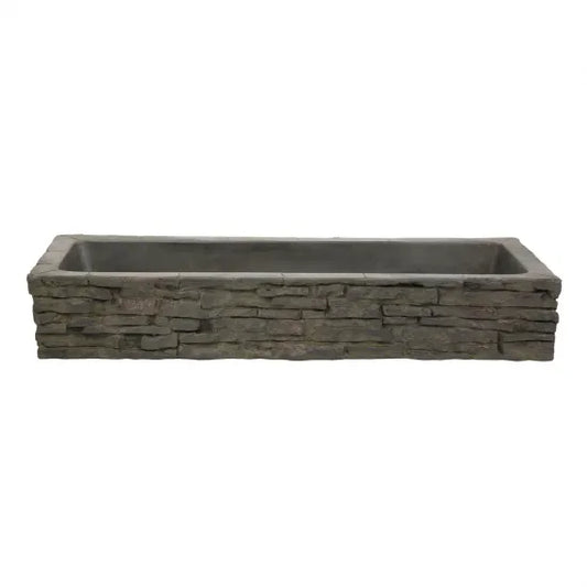 Photo of Aquascape Straight Stacked Slate Wall Base and Toppers