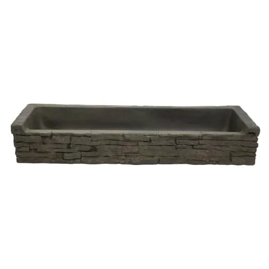 Photo of Aquascape Straight Stacked Slate Wall Base and Toppers