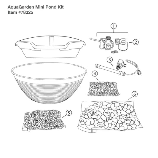 Aquascape AquaGarden Mini Pond Kit Replacement Parts