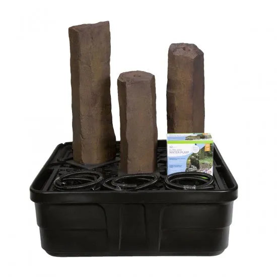 Photo of Aquascape Faux Basalt Column Set of 3 Fountain Kit