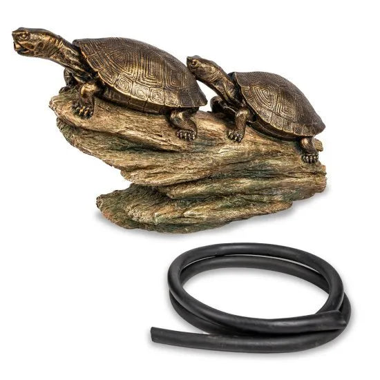 Photo of Aquascape Double Turtle On Log Spitter