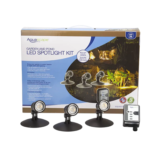 Photo of Aquascape LED Pond and Landscape Spotlight Kit 3 Watt