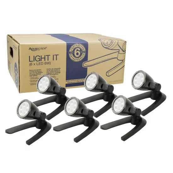 Photo of Aquascape Garden and Pond LED Spotlight and Waterfall Contractor 6-Pack