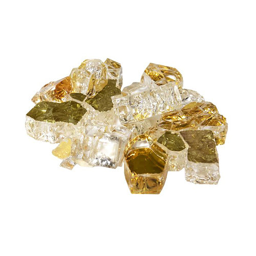 RPG Brands 1/2" Reflective Fire Glass - 10 lbs