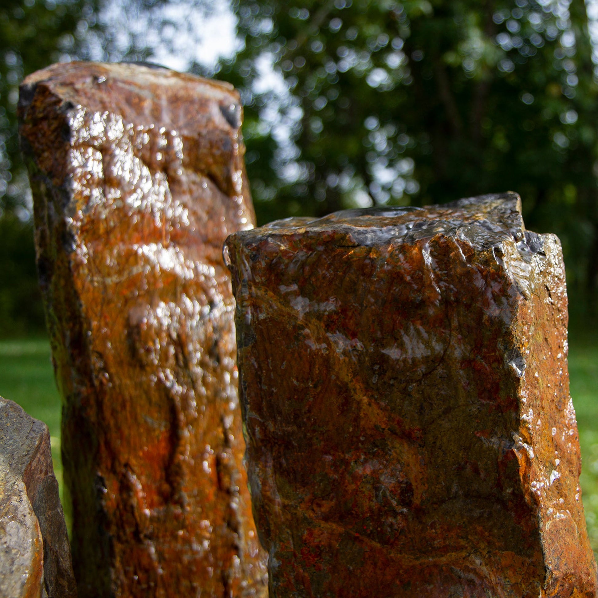 Photo of Atlantic-Oase Natural Basalt Columns - Set of 3