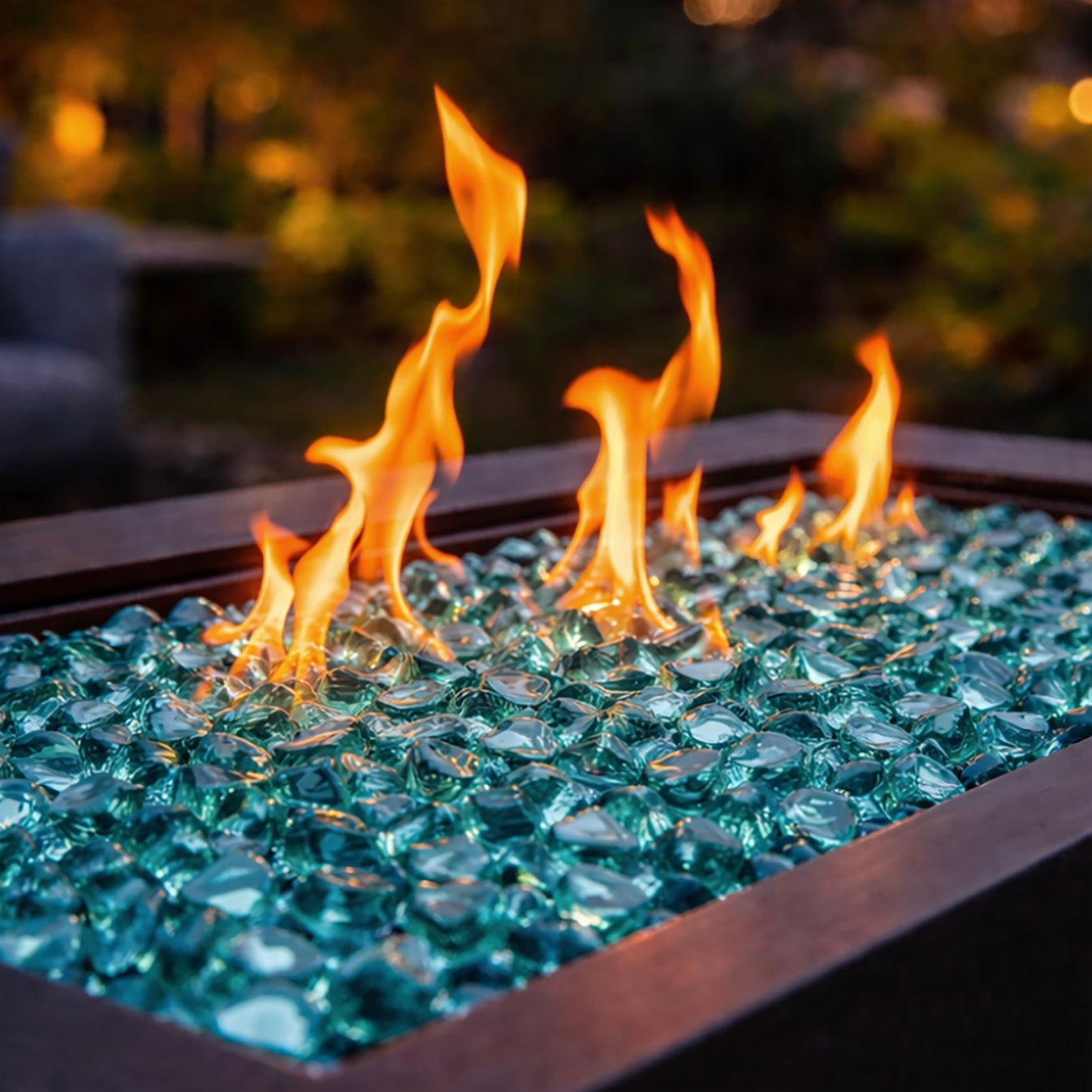 RPG Brands 1/2" Reflective Fire Glass - 10 lbs