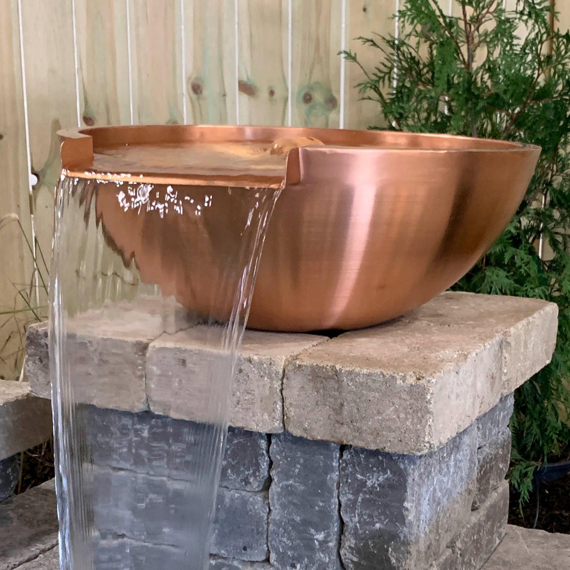 Photo of Atlantic-Oase Copper Spillway Bowls