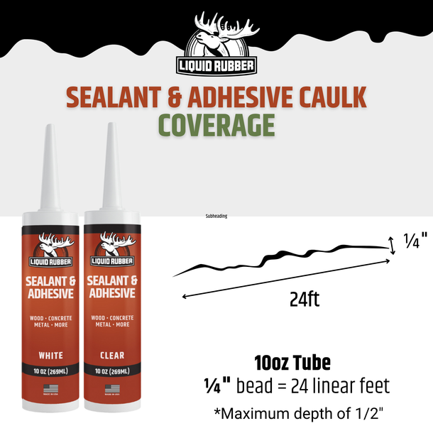 Liquid Rubber Sealant & Adhesive Caulk