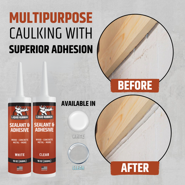 Liquid Rubber Sealant & Adhesive Caulk