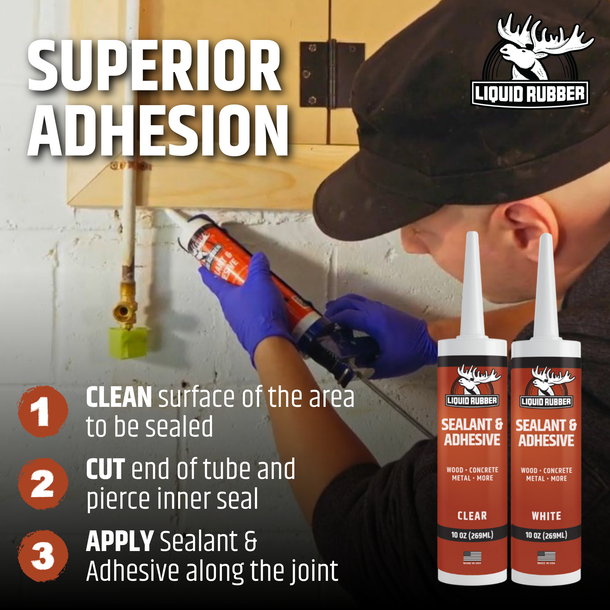 Liquid Rubber Sealant & Adhesive Caulk