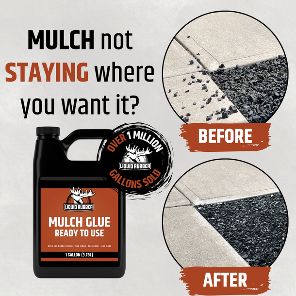 Liquid Rubber Mulch Glue