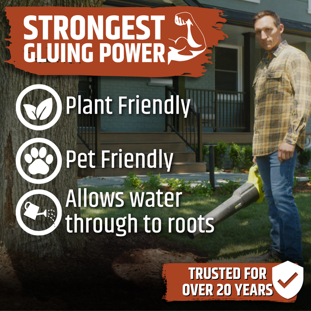 Liquid Rubber Mulch Glue