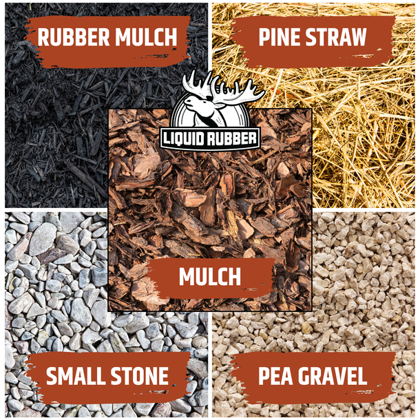 Liquid Rubber Mulch Glue