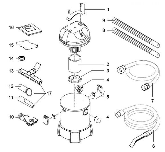 Atlantic-Oase Pondovac Classic Replacement Parts