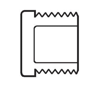 Photo of Threaded Plug PVC