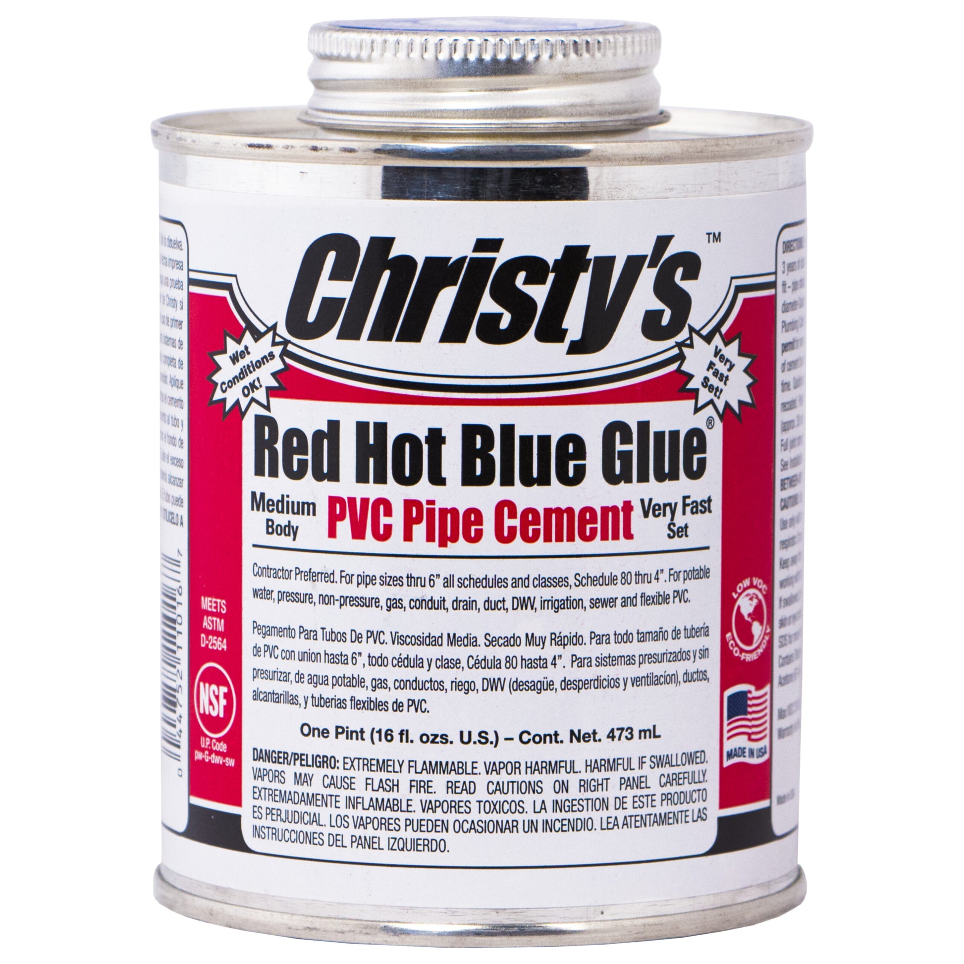 Christy's Red Hot Blue Glue - Low VOC