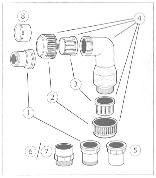 Aquascape 2" Check Valves Replacement Parts (Generation 1, pre 2019)