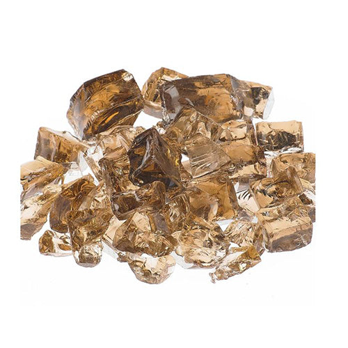 RPG Brands 1/2" Reflective Fire Glass - 10 lbs