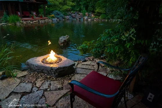 Photo of Aquascape Faux Stone Fire Pit