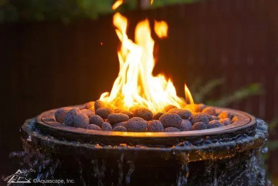 Photo of Aquascape Fire and Water Stacked Slate Urn Large