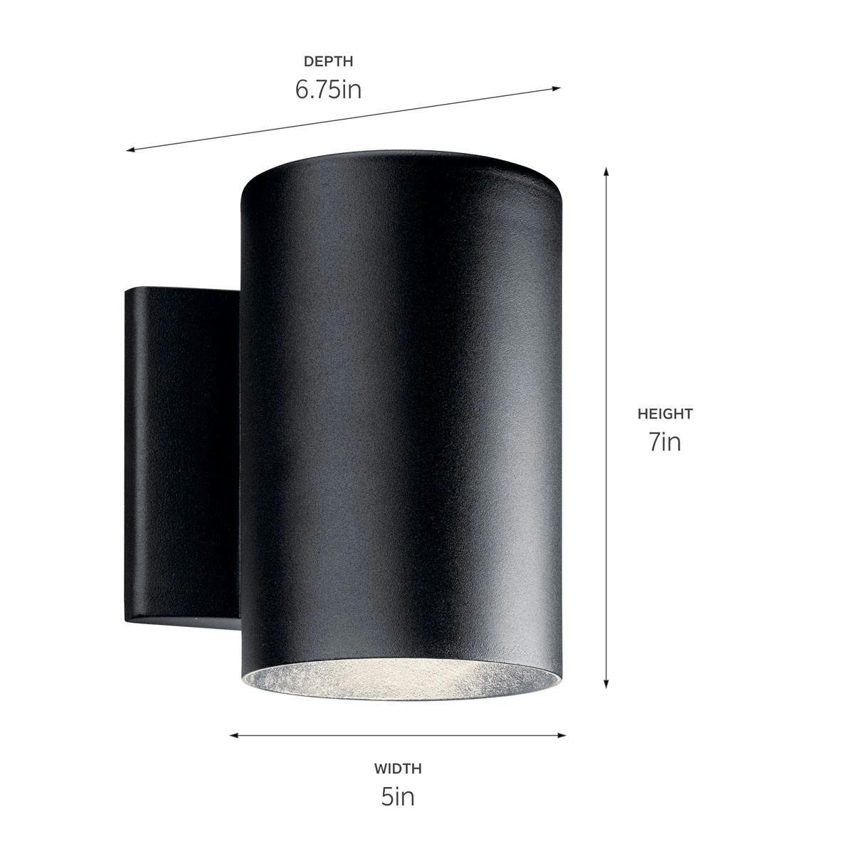 Photo of Kichler Outdoor Cylinder Wall Light