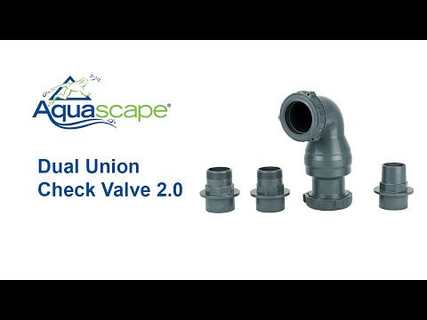 Aquascape Dual Union Check Valves