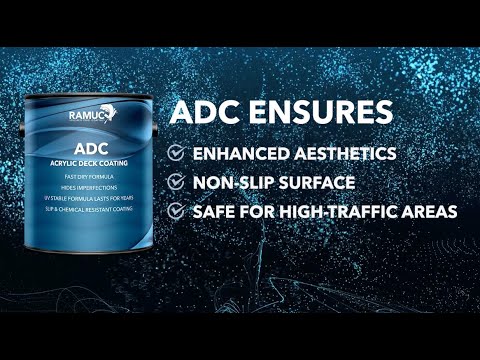 Ramuc ADC Non-Slip Acrylic Deck & Patio Coating