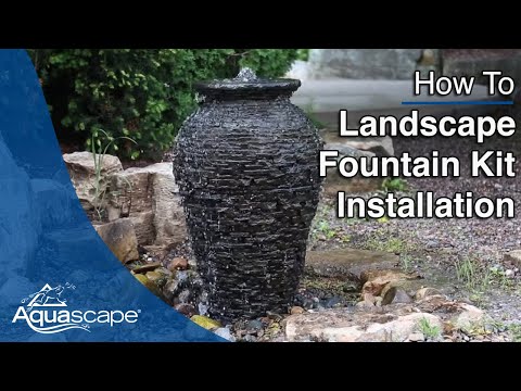 Aquascape Medium Stacked Slate Sphere Fountain Kit