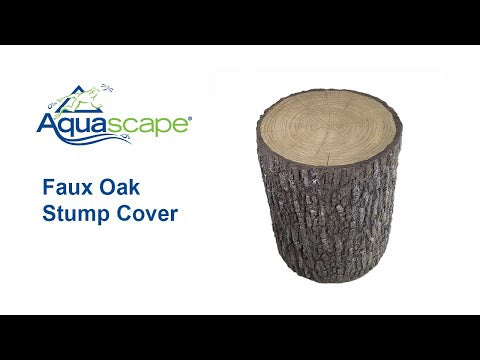 Aquascape Faux Oak Stump Cover