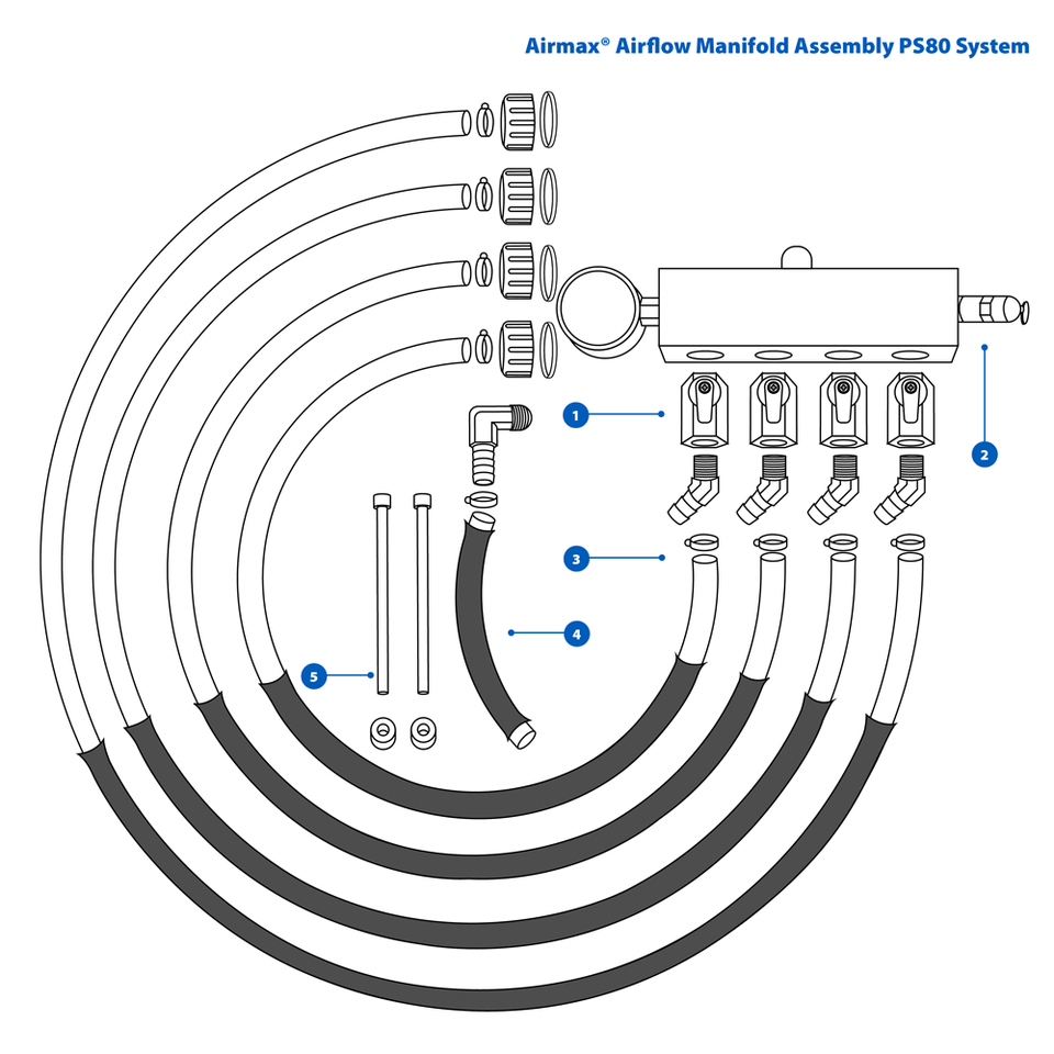 Photo of Airmax PS80 Airflow Manifold Assembly Replacement Parts