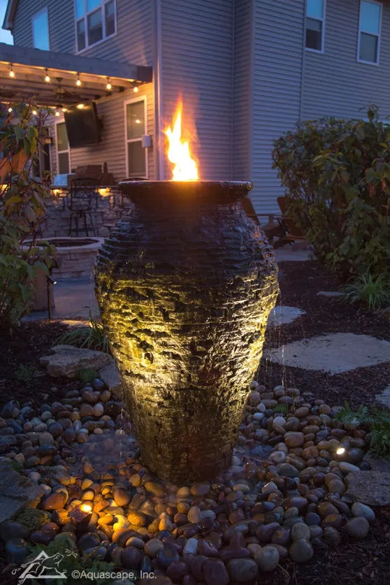 Photo of Aquascape Stacked Slate Urns